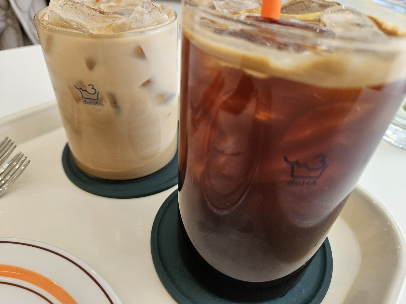 카페 도화 주문 메뉴 사진