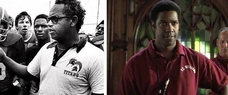 왼쪽은 실제 인물 오른쪽은 배우 덴젤 워싱턴 사진