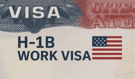 미국 H-1B 취업 비자 사진
