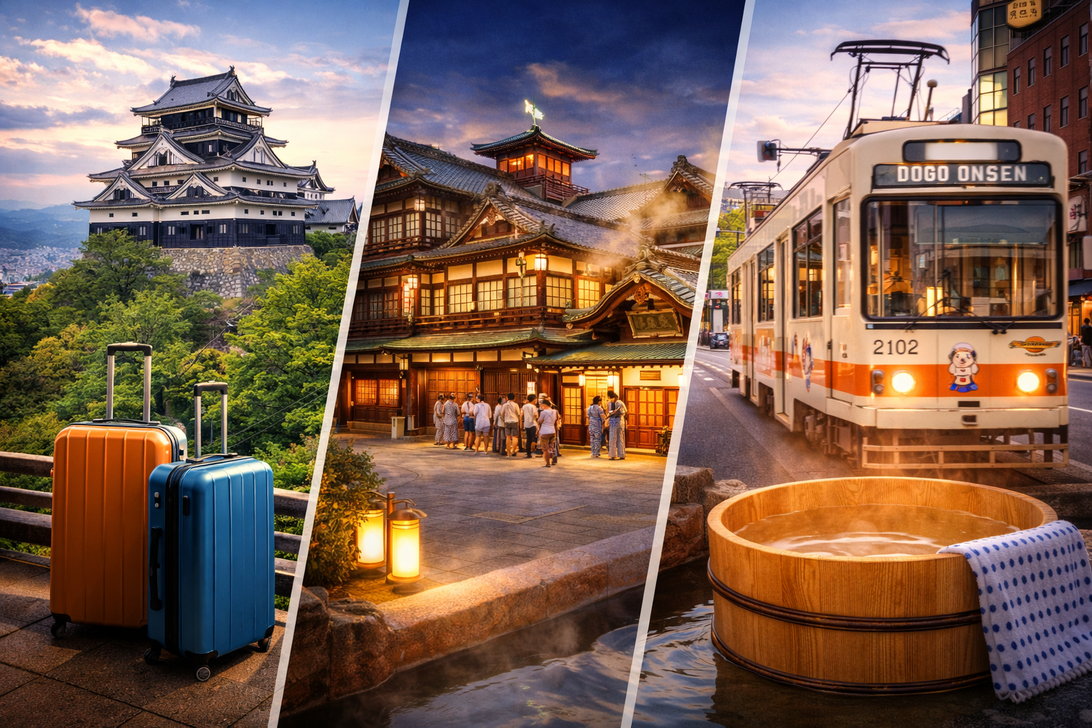 마쓰야마 여행 가이드 2026 최신|2박 3일 코스·도고온천·교통 완벽정리