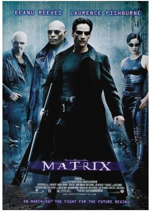 워쇼스키 자매의 영화 매트릭스 포스터.