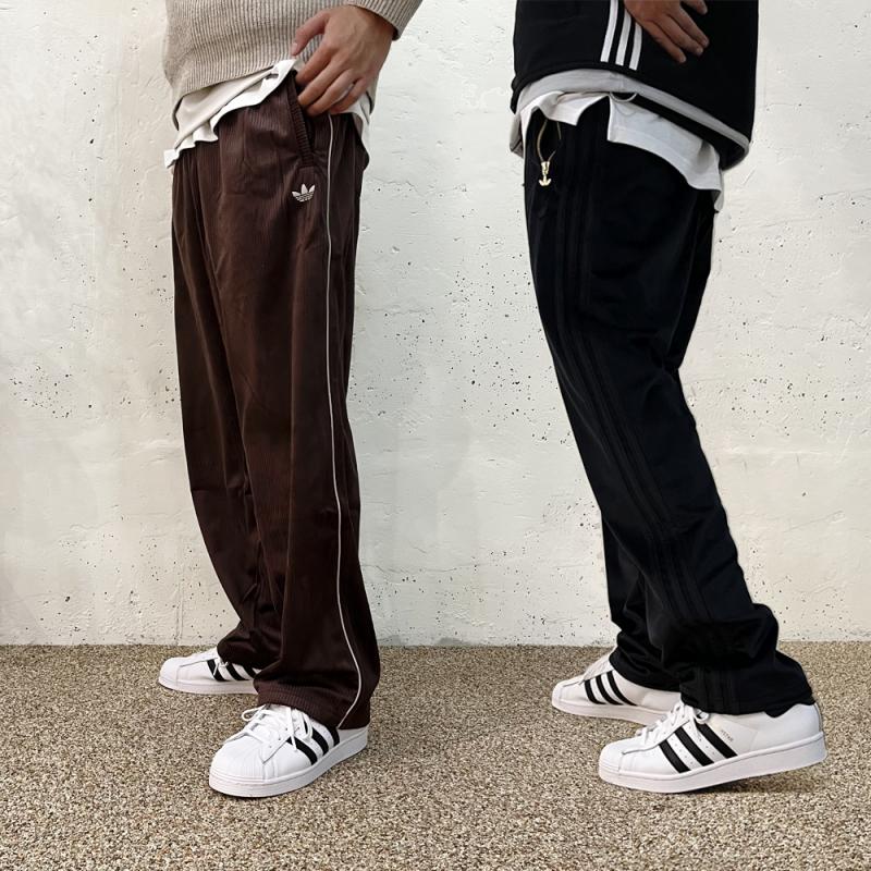 아디다스 벨루어 팬츠 벨벳 일자핏 트레이닝바지 레귤러핏