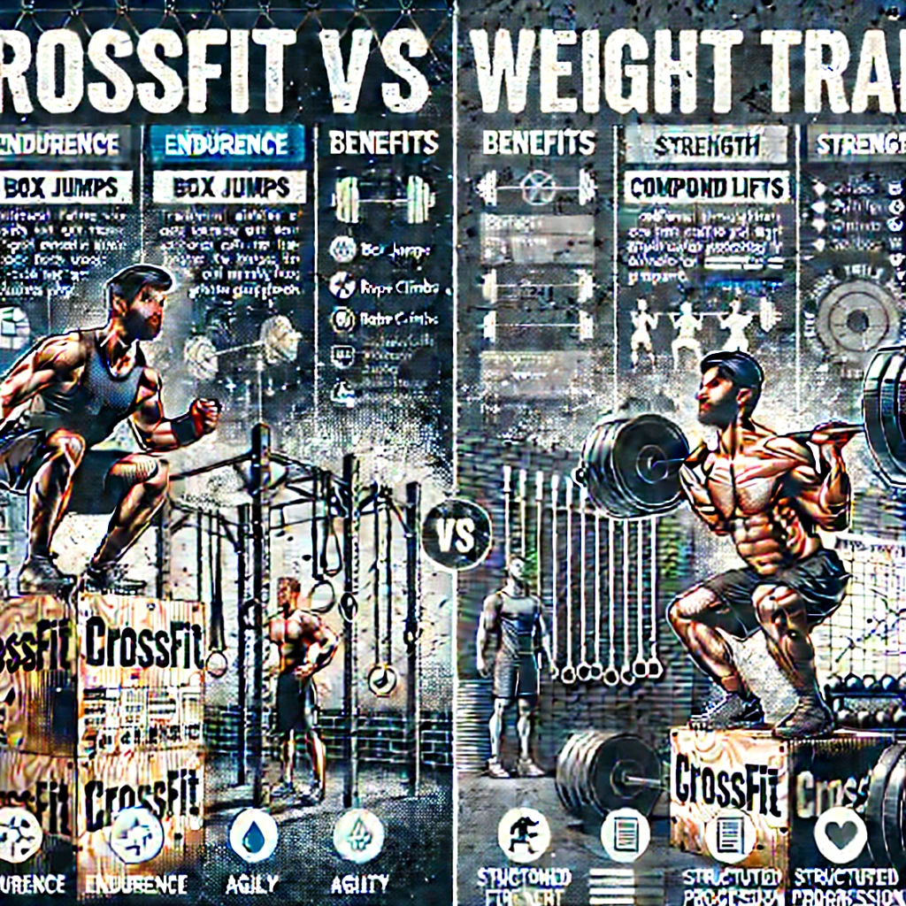 크로스핏 vs 웨이트 트레이닝 관련 사진