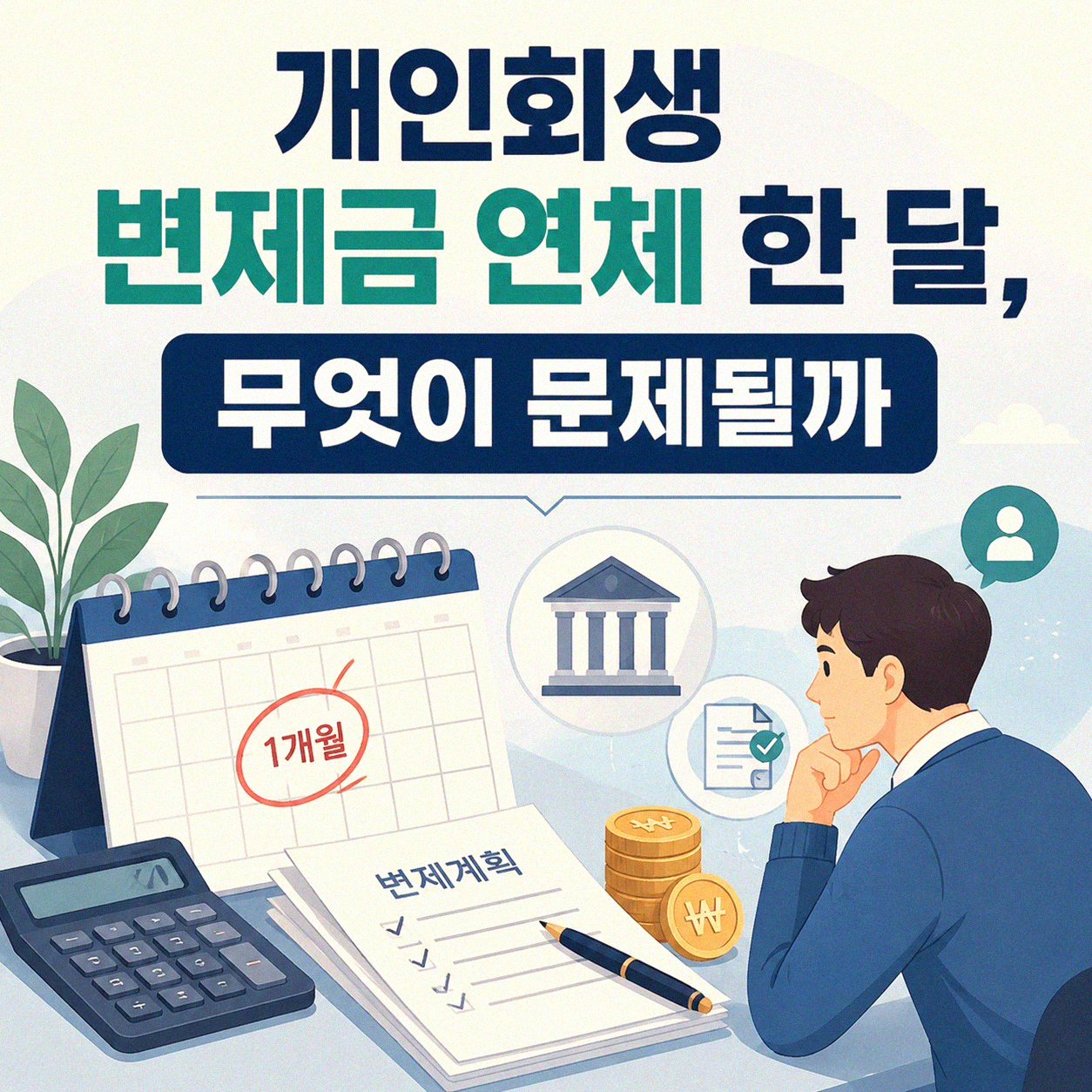 개인회생 납부 한 달 밀리면 어떻게 될까