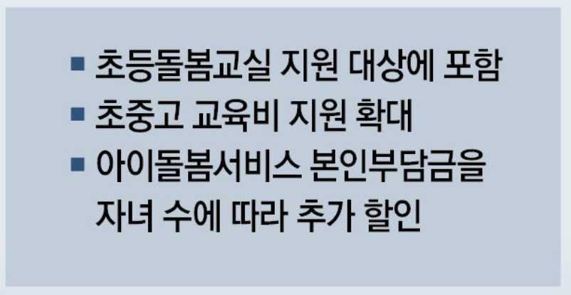 다자녀 혜택