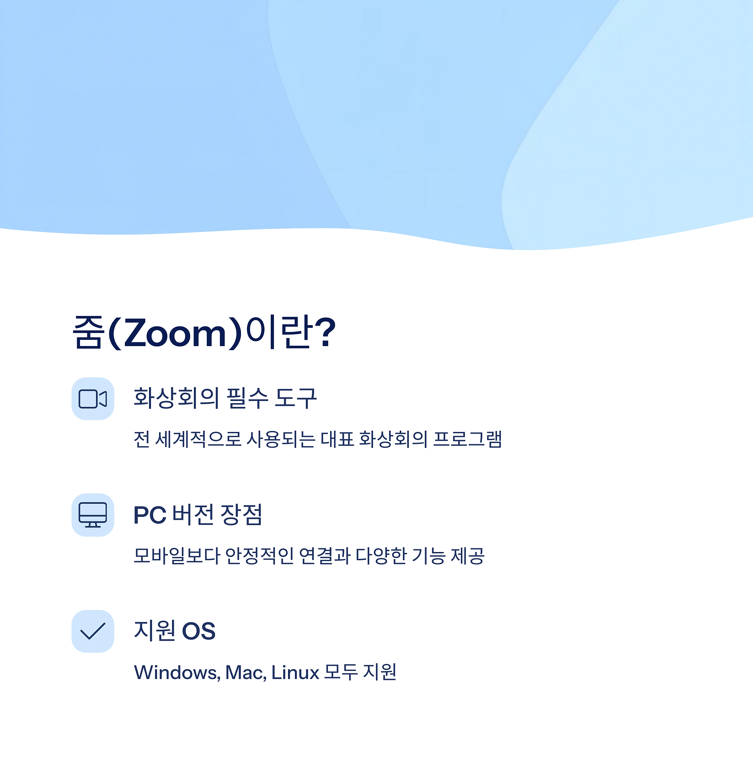 Zoom PC 다운로드