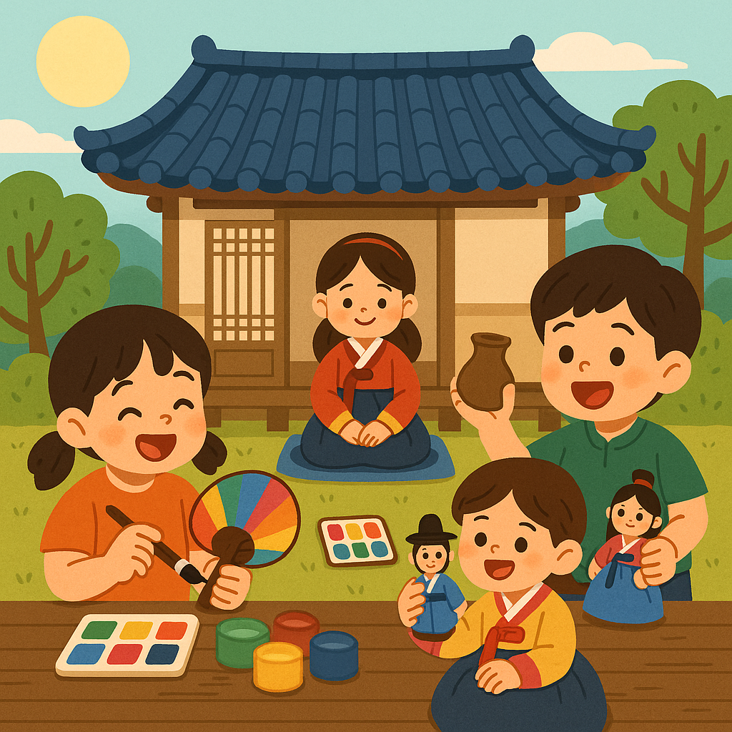 전통 공예부터 한옥 교육까지, 전주 한옥마을 어린이 체험존 소개