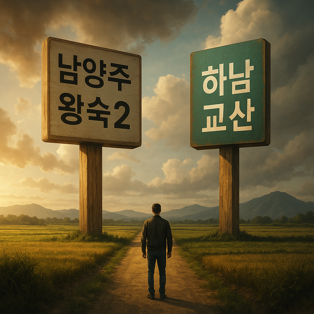 남양주왕숙2 vs 하남교산, 어디가 더 매력적일까? 🔍