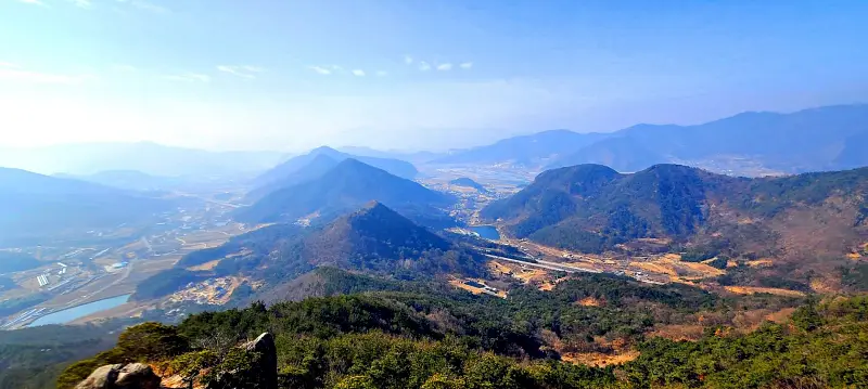밀양 보담산 낙화산 중산
