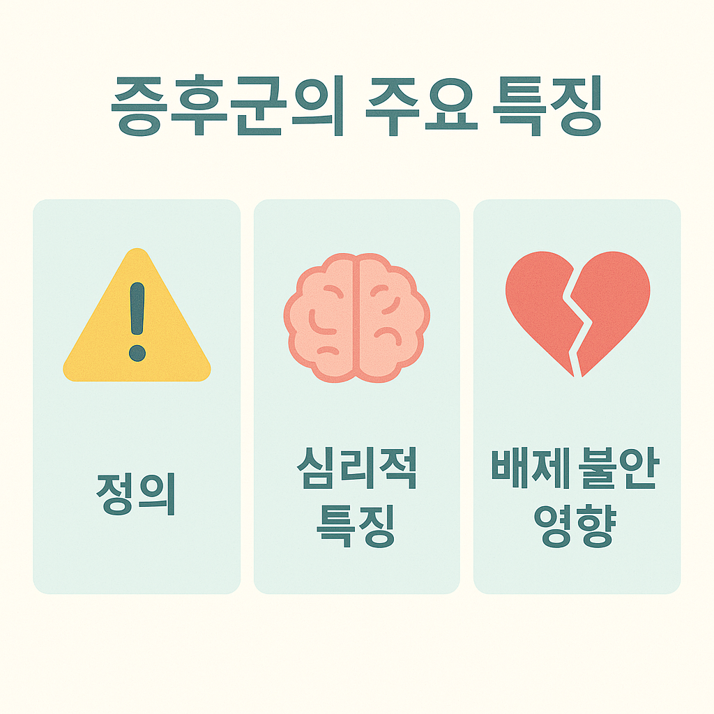 증후군의 주요 특징