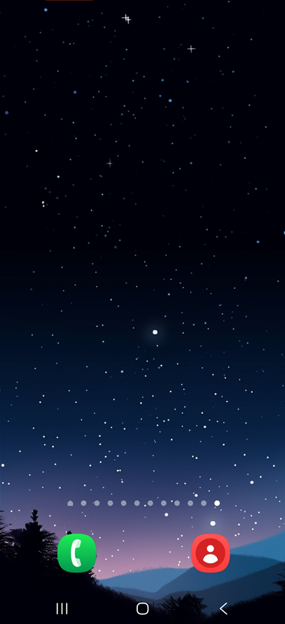 방법 1. 휴대폰 바탕화면에서 길게 터치하기