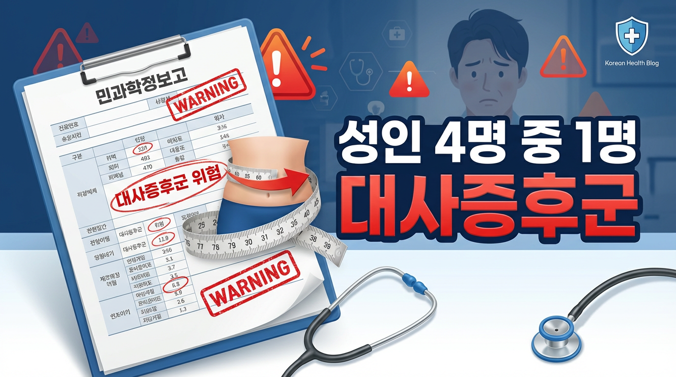 대사증후군이란? - 복부비만이라면 주의해야할 질병
