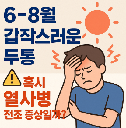 열사병-전조-증상에-대한-이미지