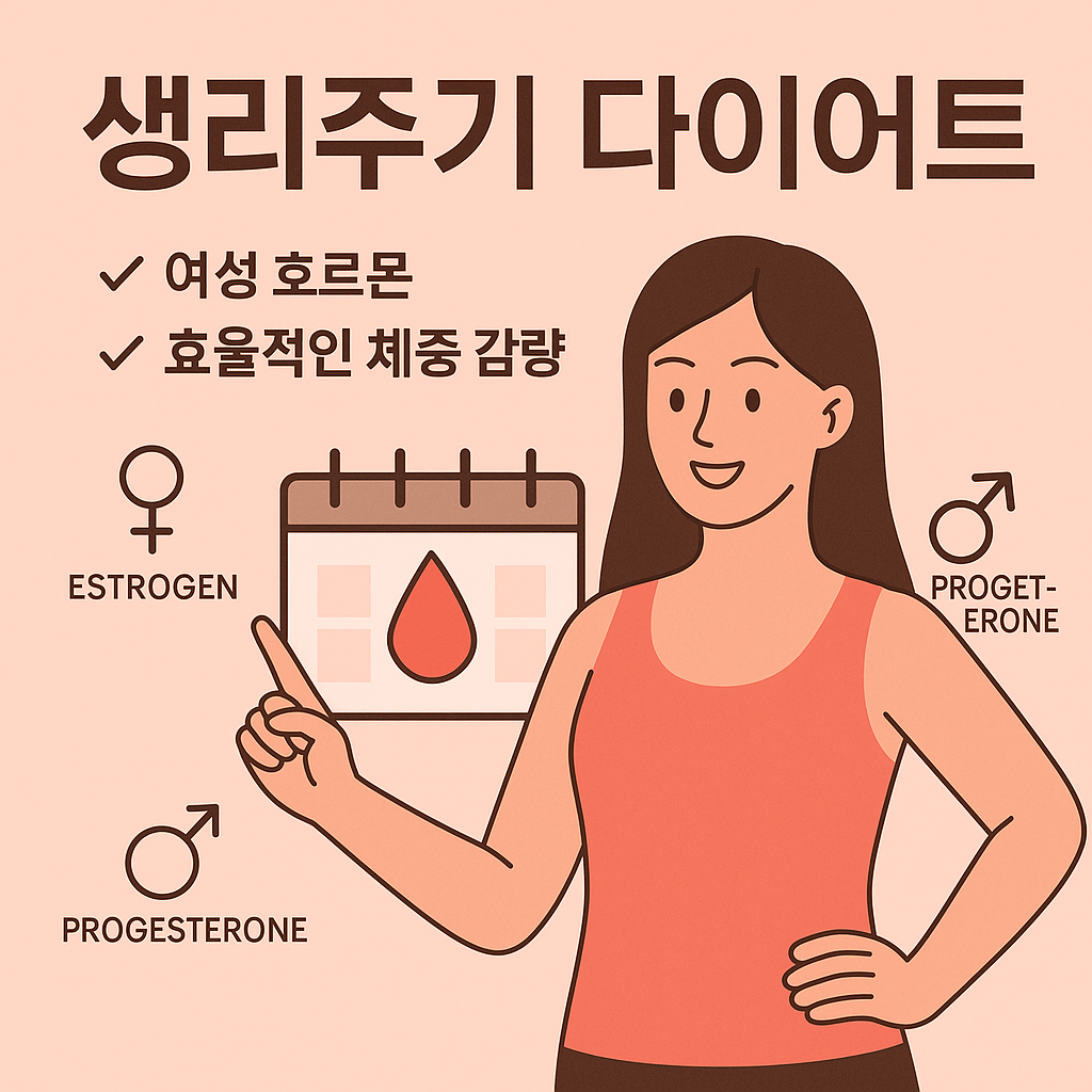 생리주기 다이어트로 똑똑하게 살 빼자! 여성 몸의 리듬을 이용한 체중 감량 전략
