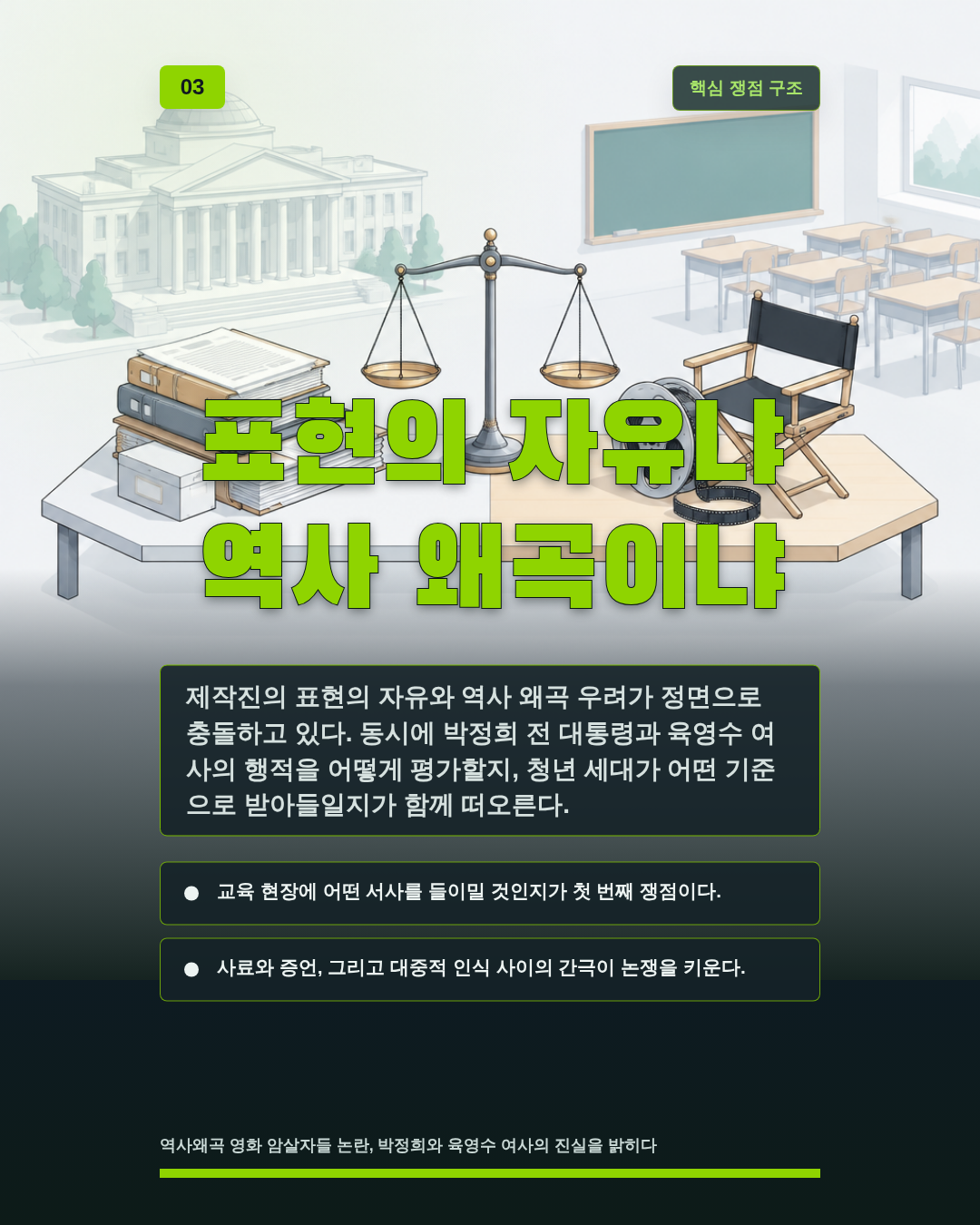 표현의 자유냐 역사 왜곡이냐