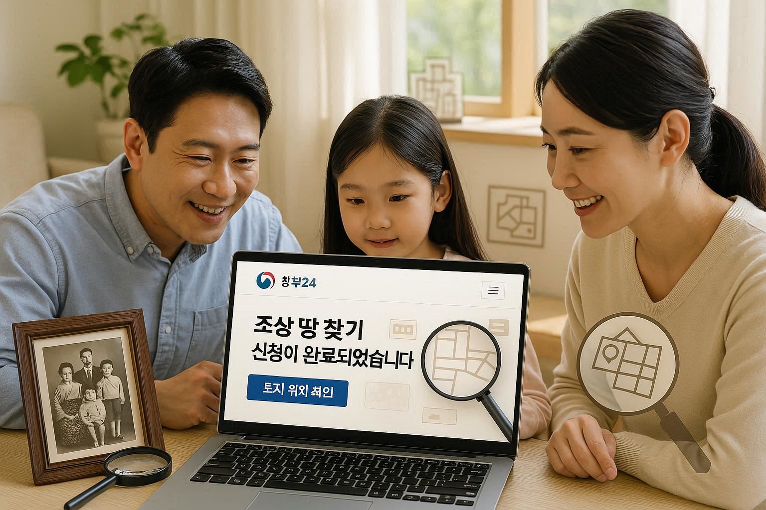 조상 땅 찾기' 조회 방법