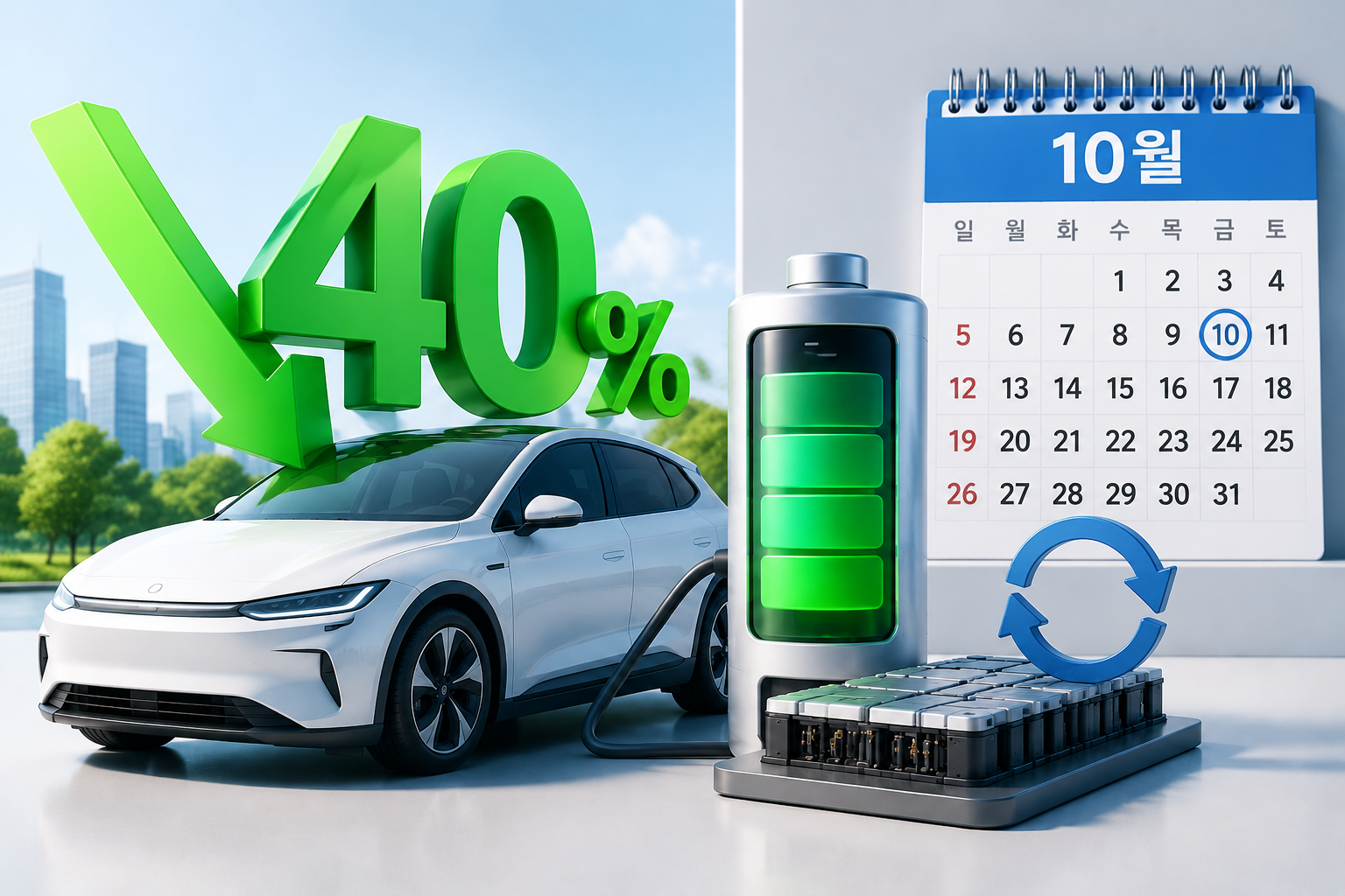 전기차 40% 싸게 산다? 10월 시행 배터리 구독제 완벽 정리 관련 사진