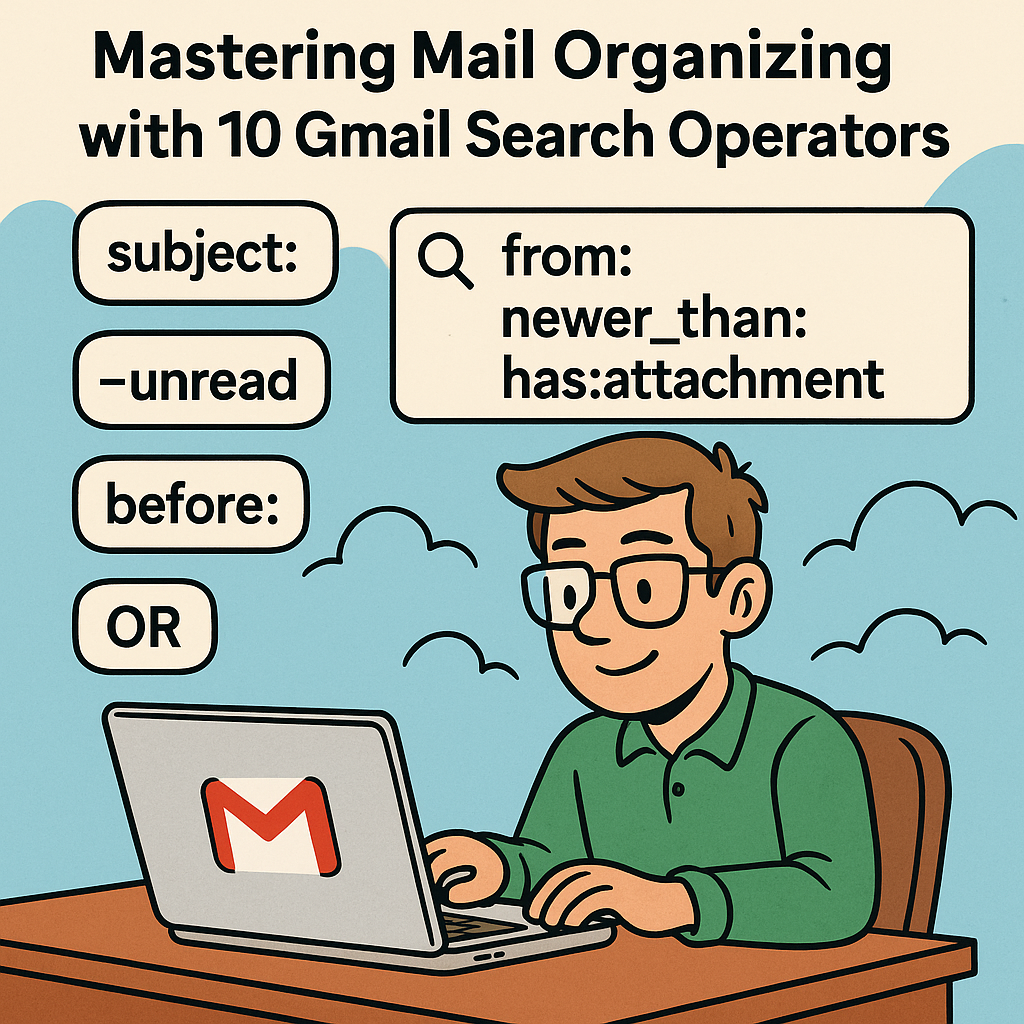 지메일 검색 연산자 10가지로 완성하는 메일 정리의 기술
