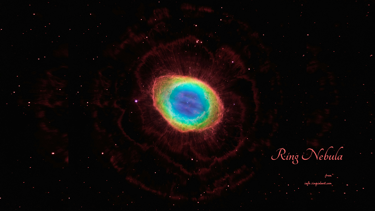 09 고리 성운 C - Ring Nebula 우주배경화면