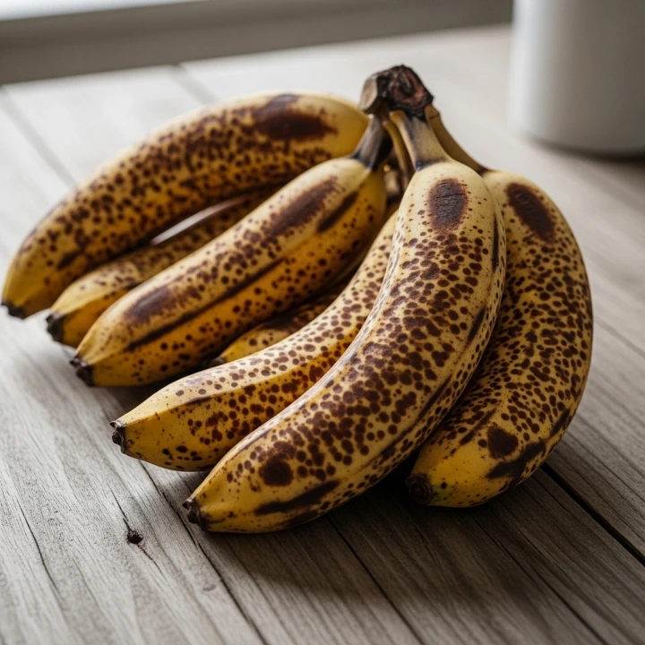 갈색 바나나는 엽산이 풍부하고 소화가 가장 잘 되지만, 비타민C는 감소합니다