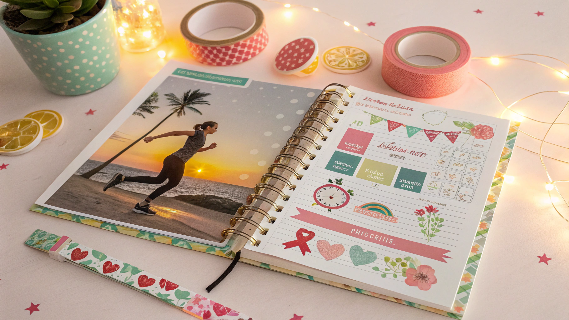 운동 의욕이 쑥쑥! 다이어리로 재미있게 실천하는 운동 꾸미기 아이디어