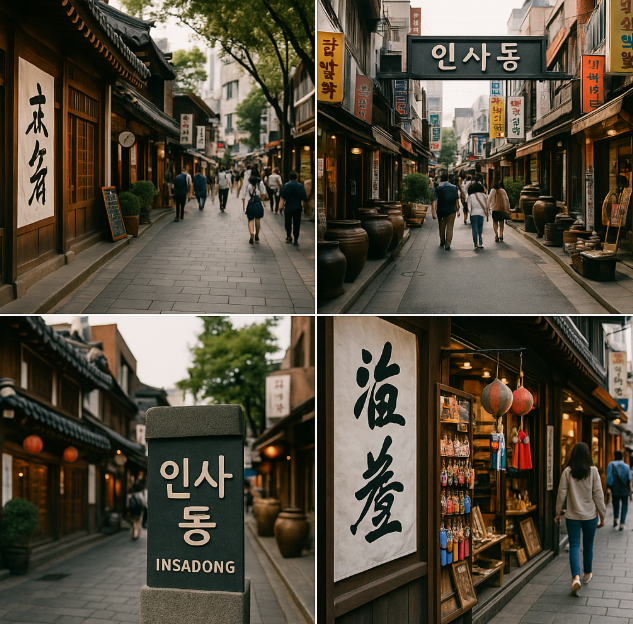 인사동 여행 사진