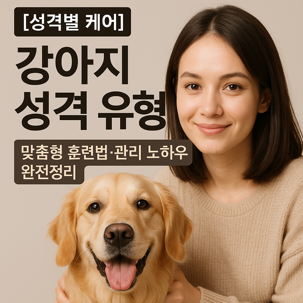 [성격별 케어] 강아지 성격 유형 ｜ 맞춤형 훈련법·관리 노하우 완전정리