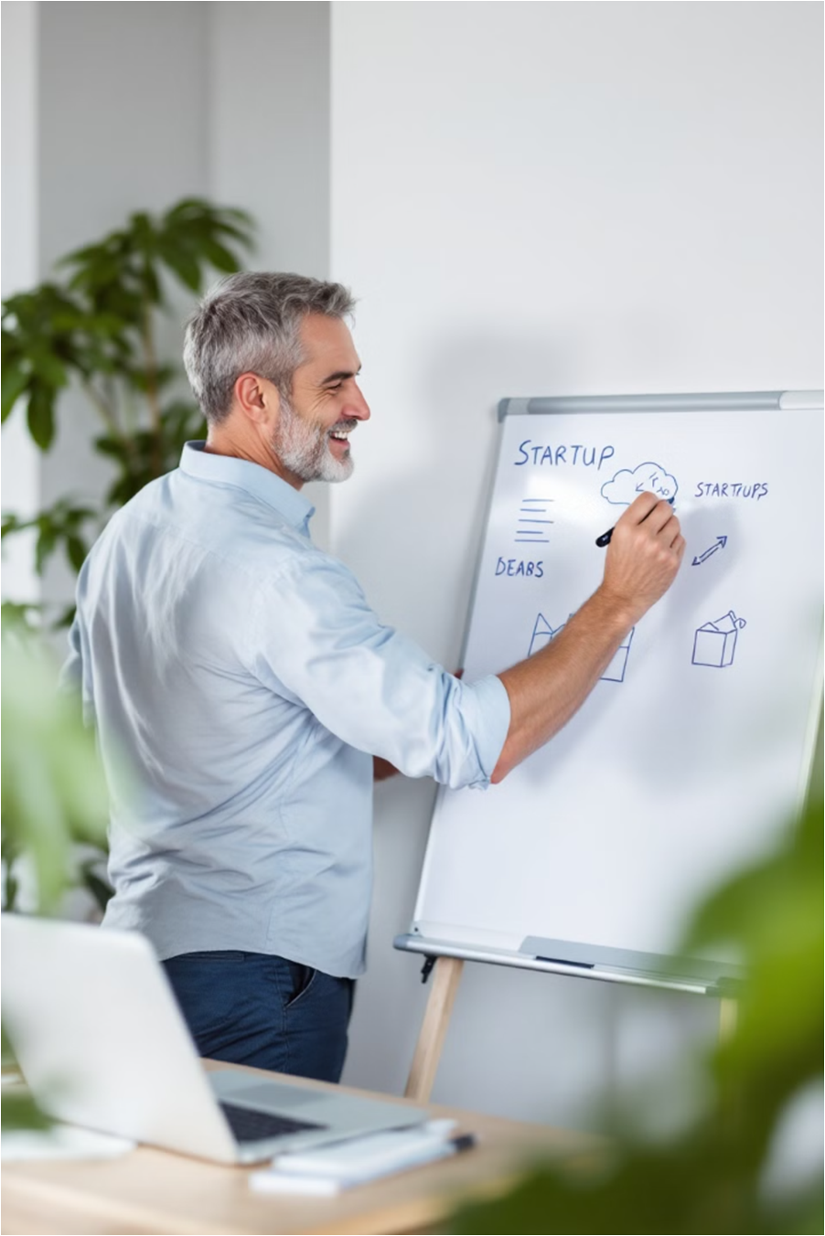 희망퇴직자 창업 준비 전략 모색 by AI 생성