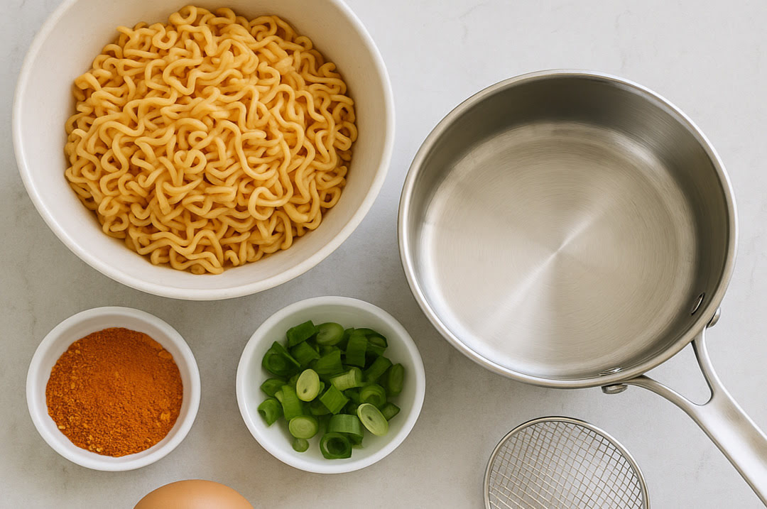 라면 맛있게 끓이는 레시피 사진