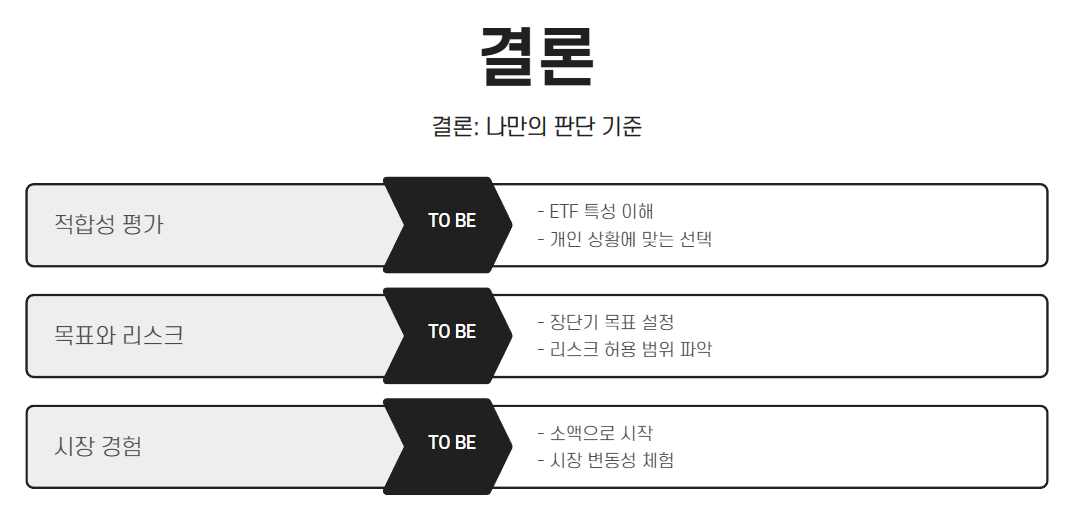 결론: 나만의 판단 기준