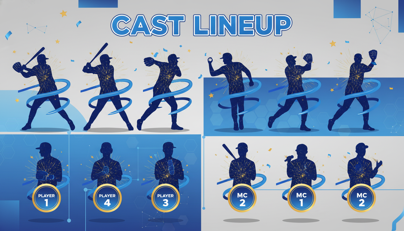 우리동네 야구대장 화려한 출연진 라인업 명단 인포그래픽