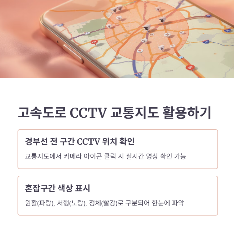 고속도로 CCTV 교통지도 활용하기