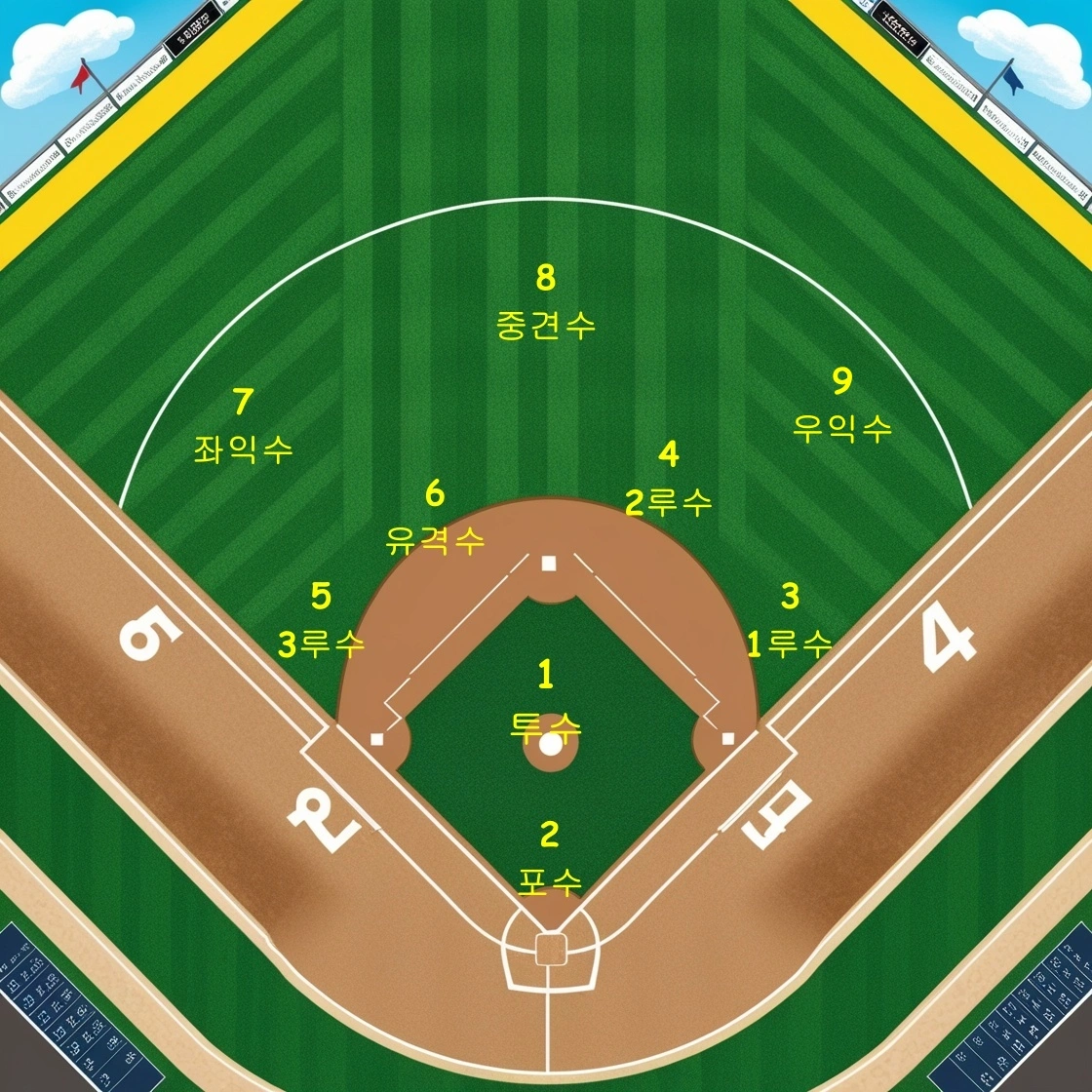 야구 포지션별 번호