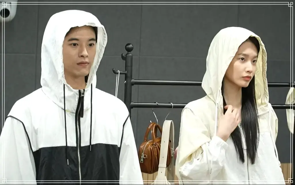 겸손-콜라보-두칸-바람막이-잠바-후드-남녀-모델