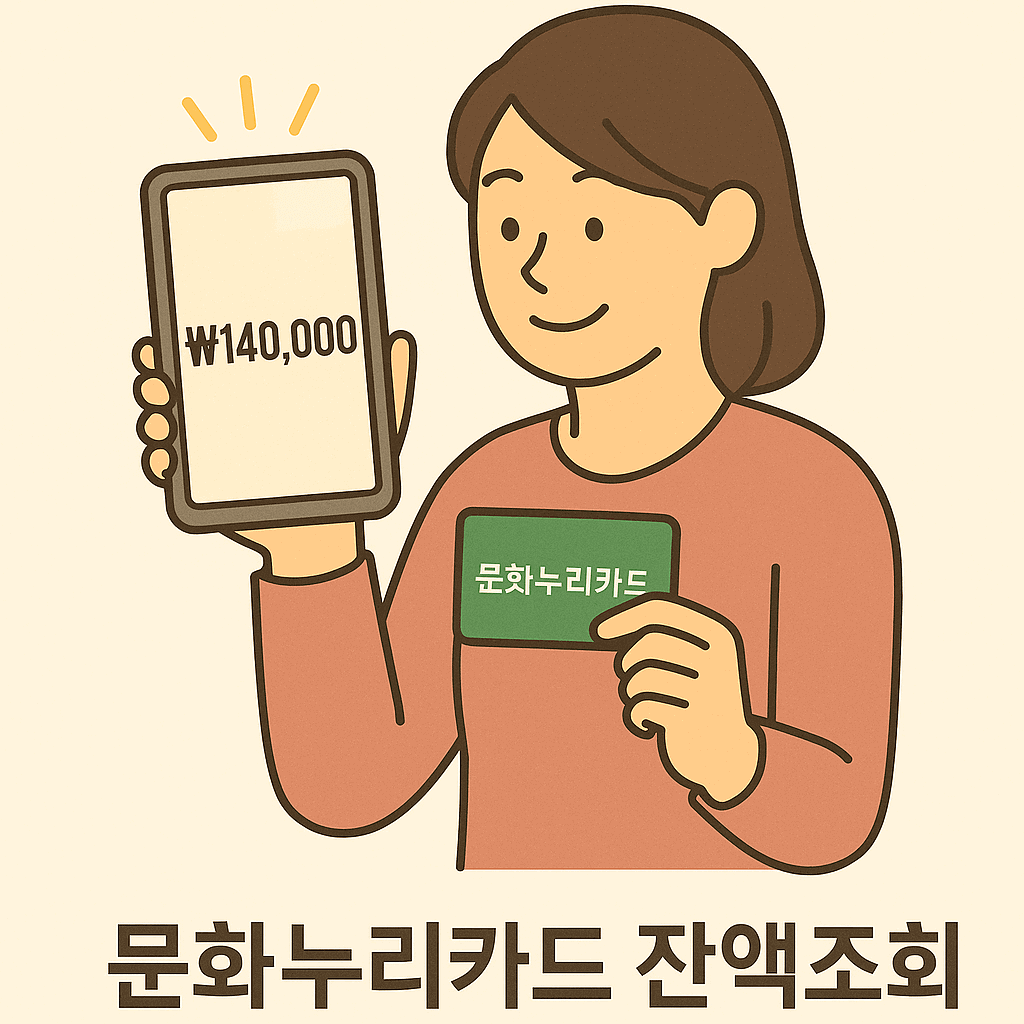 문화누리카드 잔액조회