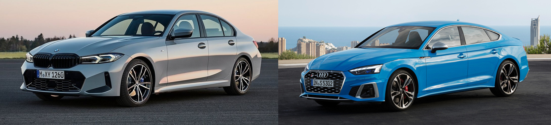 BMW M340i, 아우디 S5 스포트백