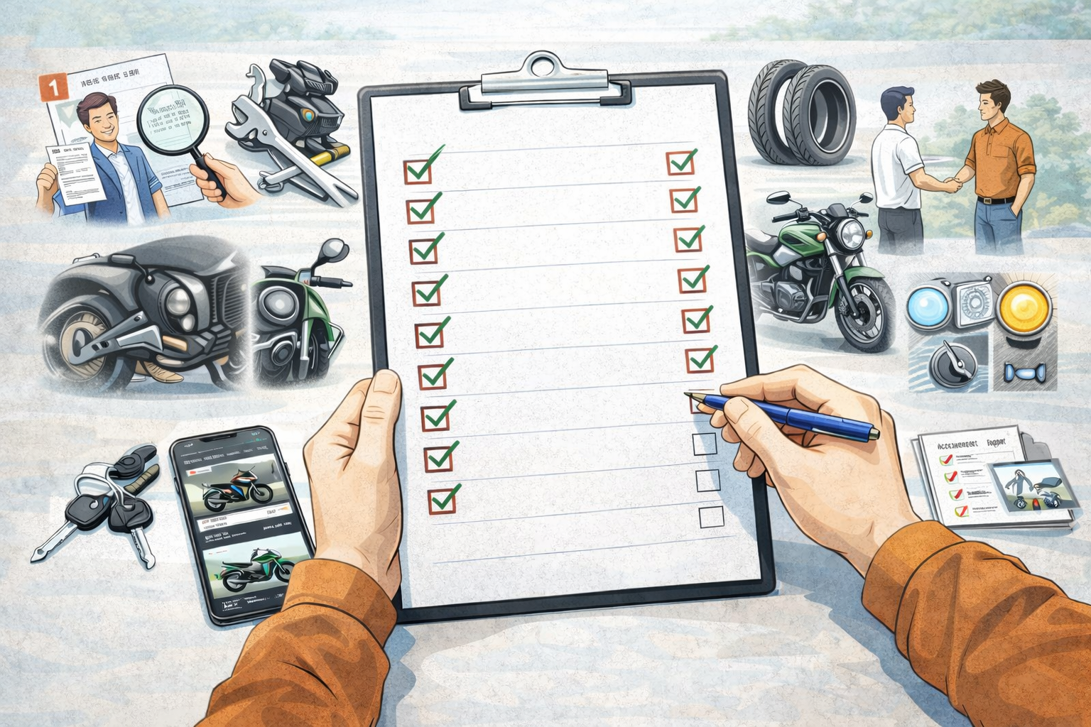 중고 오토바이 구매 전 체크리스트 10가지 알아보기