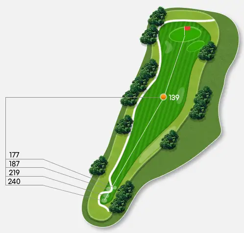 출처 : 한탄강CC, 마운틴코스 7번홀, 8번홀