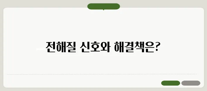 전해질 부족증상 전해질 불균형이 주는 신호와 해결법