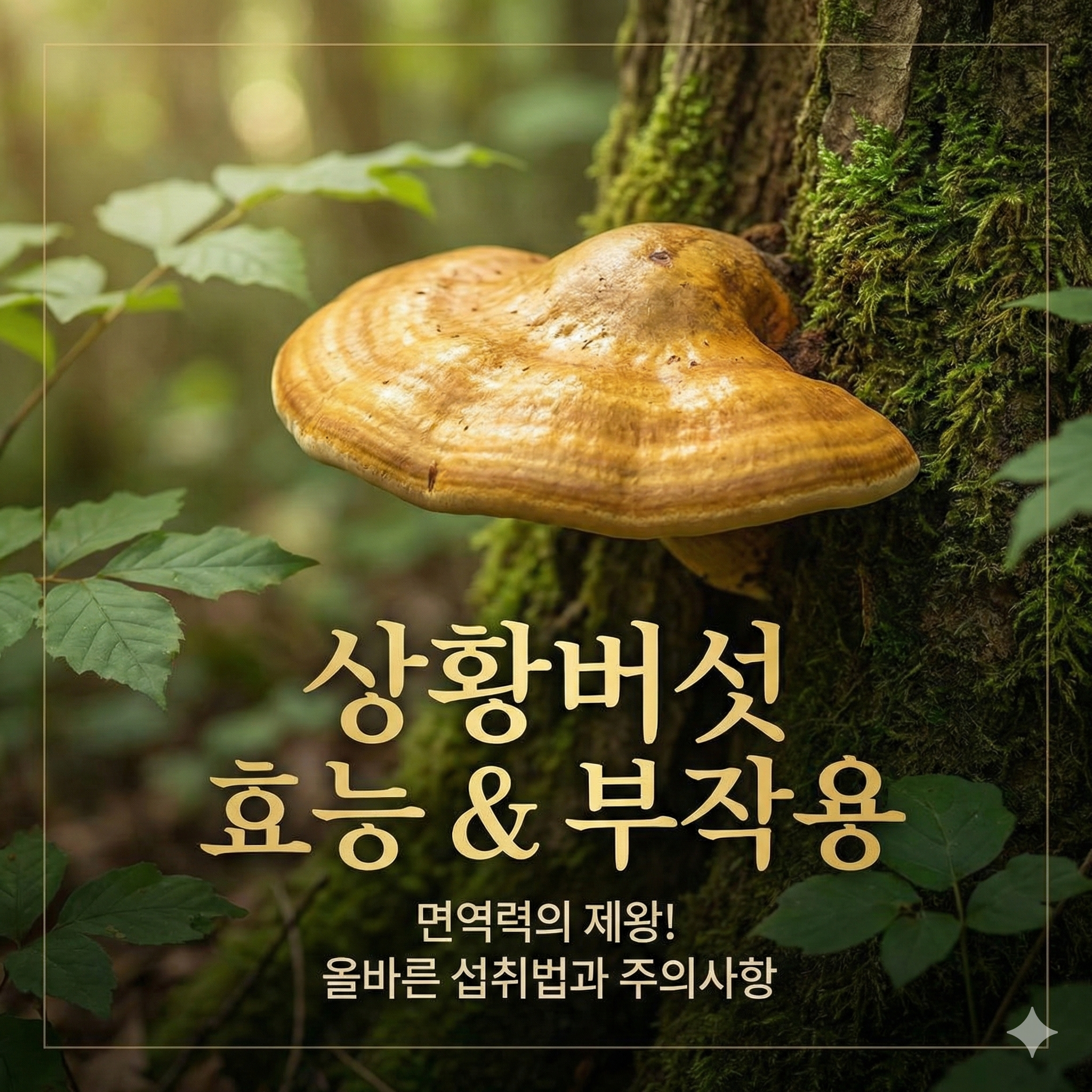 상황버섯 효능 부작용 완벽 정리: 숲속의 다이아몬드를 제대로 알고 드세요