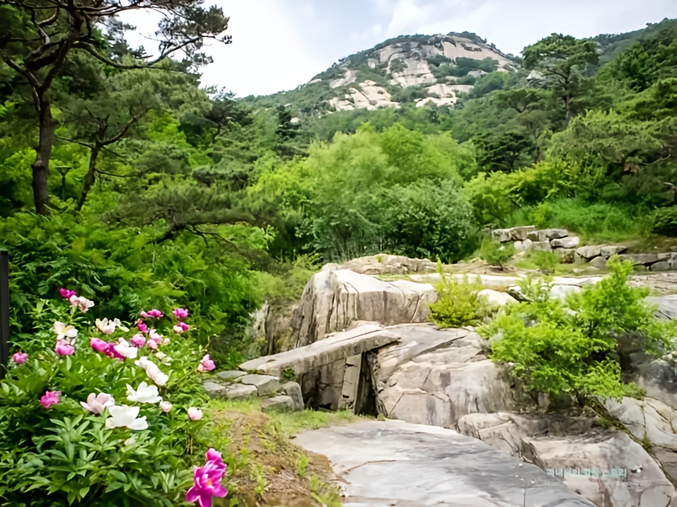 수성동 계곡 전경 이미지