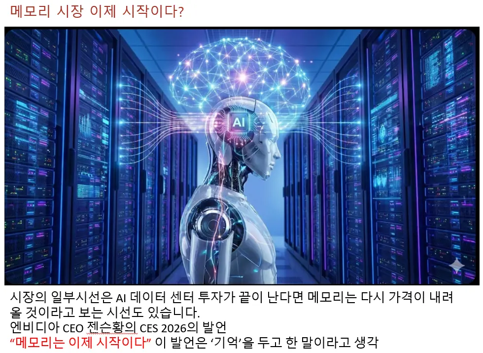 메모리 시장은 이제 시작이다?