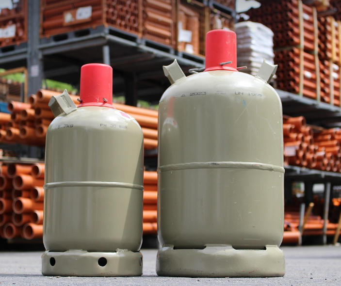 가스 통의 모습