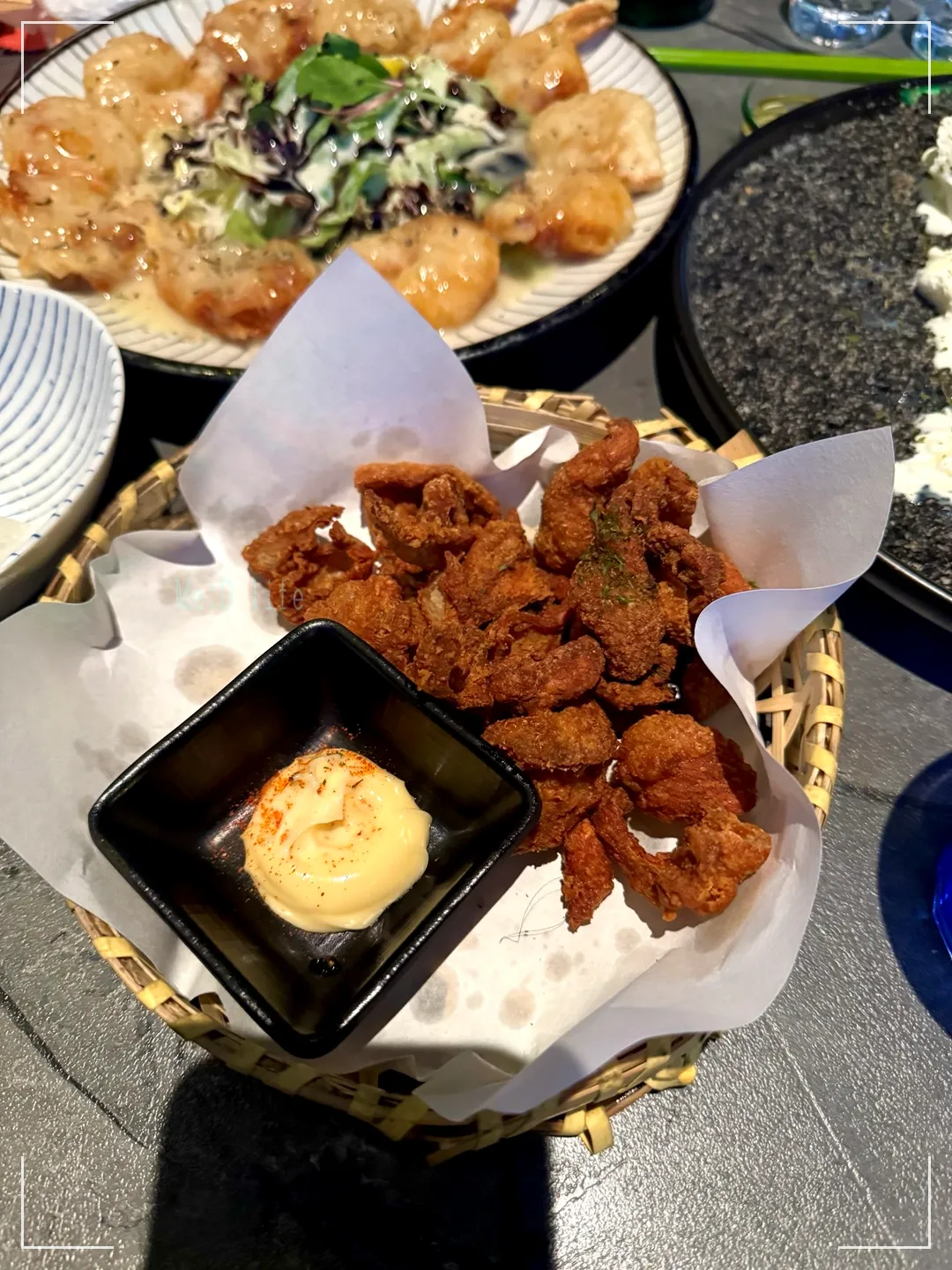 지하102호-평택-평택역-맛집-술집-닭껍질튀김-마요네즈-기본안주