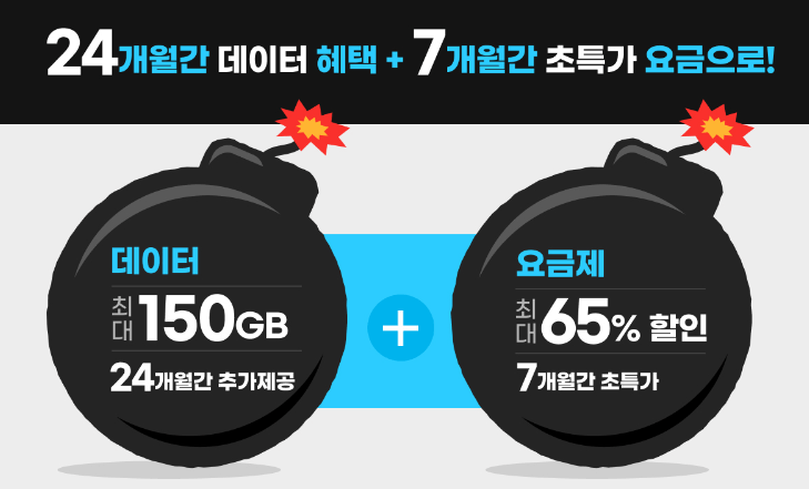 KT 스노우맨 알뜰폰 1+1 프로모션