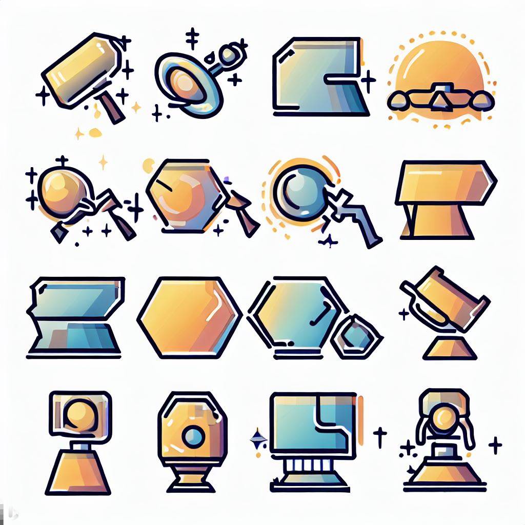 우주 망원경 아이콘