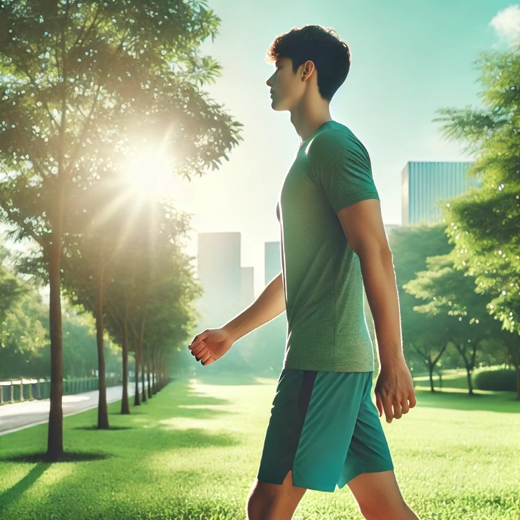 올바른 자세로 걷기 운동 효과 극대화 관련 사진