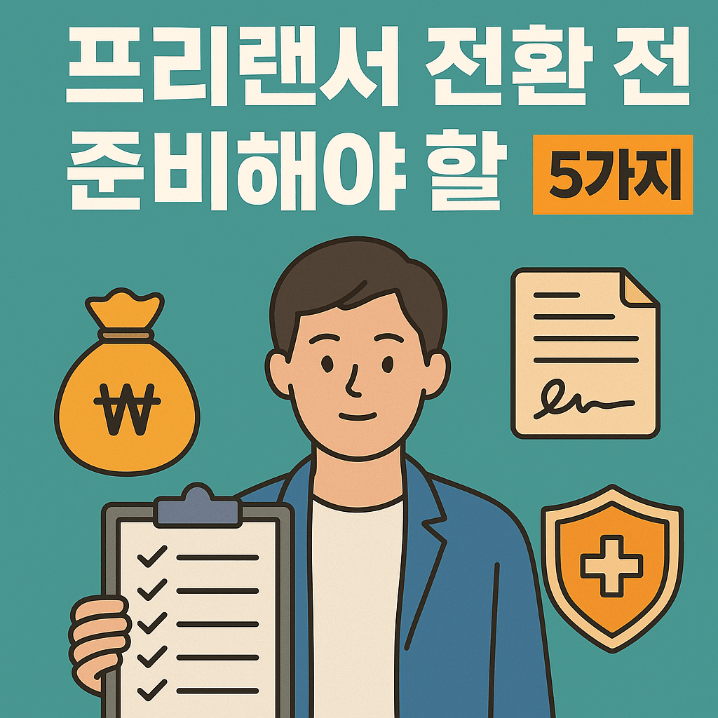 프리랜서 시작 전 꼭 알아야 할 5가지