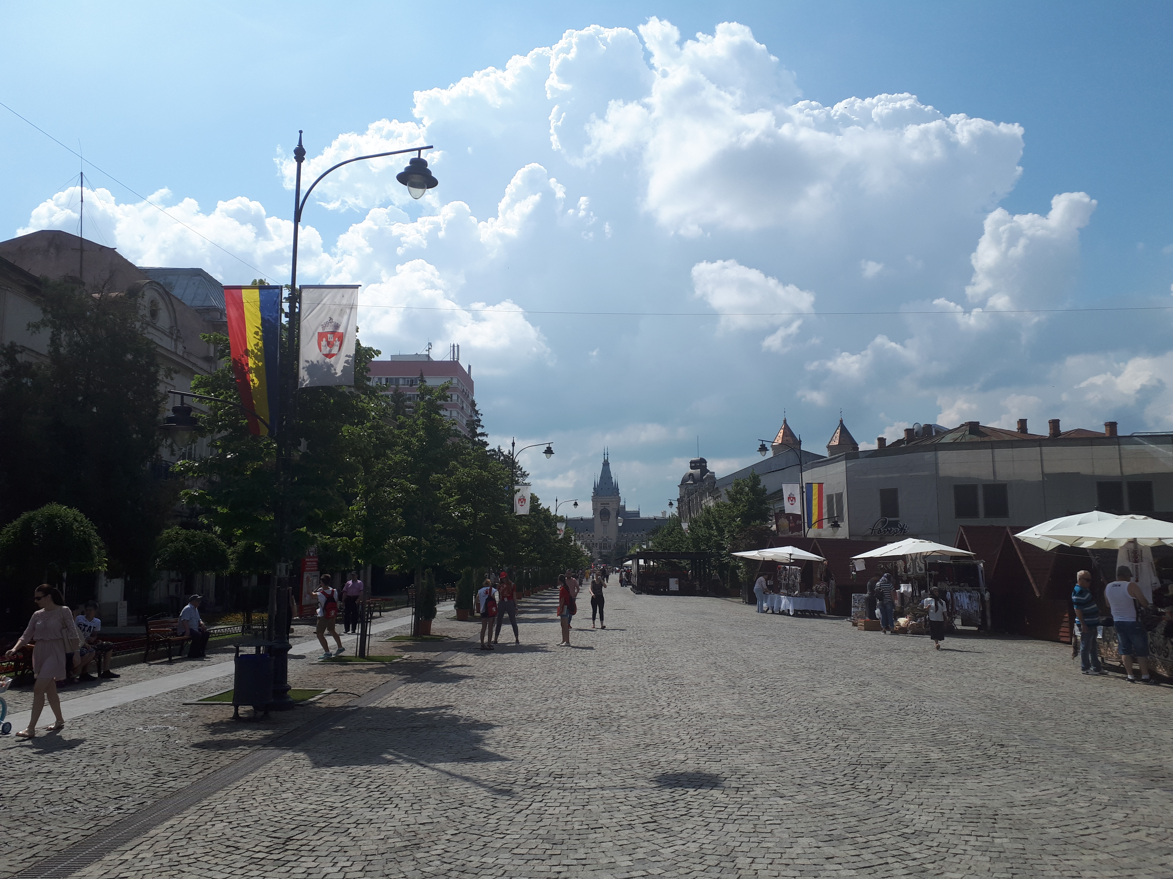 루마니아 이아시 보행로