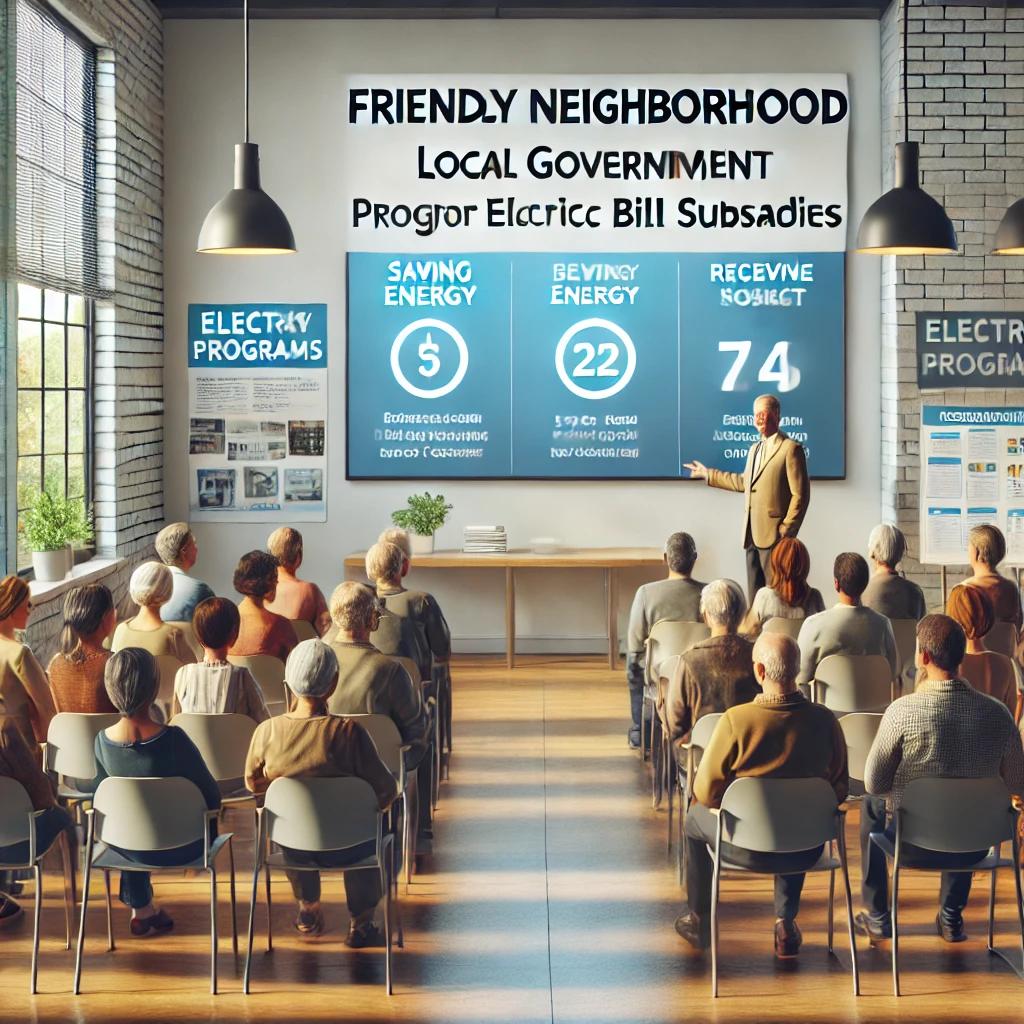 세대별 주민지원사업 전기요금 보조